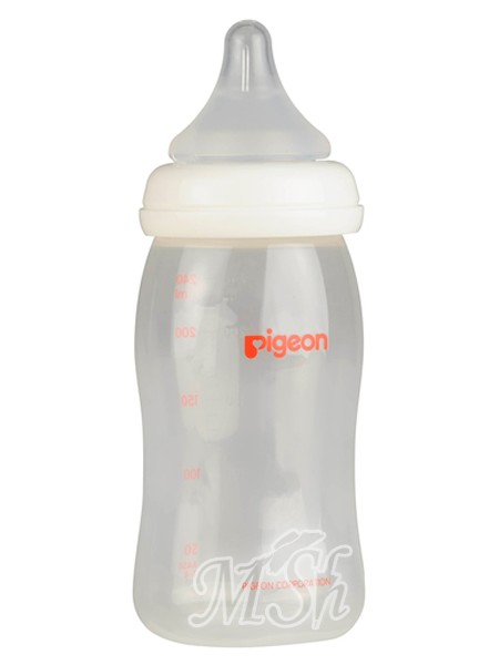 PIGEON: Бутылочка Перистальтик ПЛЮС™ с широким горлышком, 240 мл, с 3 мес