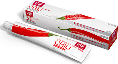 SPLAT SPECIAL "Chili": Зубная паста для укрепления дёсен и отбеливания эмали, 75мл