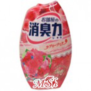 ST "Shoushuuriki": Жидкий дезодорант-ароматизатор для комнат с ароматом розовых цветов, 400мл