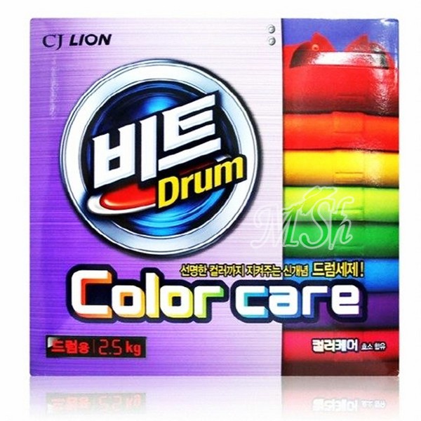 CJ Lion «Beat Drum Color»: Стиральный порошок-автомат, для цветного белья, 2500 г
