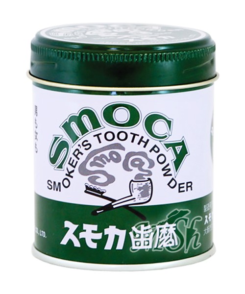SMOCA «Smoca Green»: Зубной порошок для курильщиков, со вкусом мяты и эвкалипта, 155г