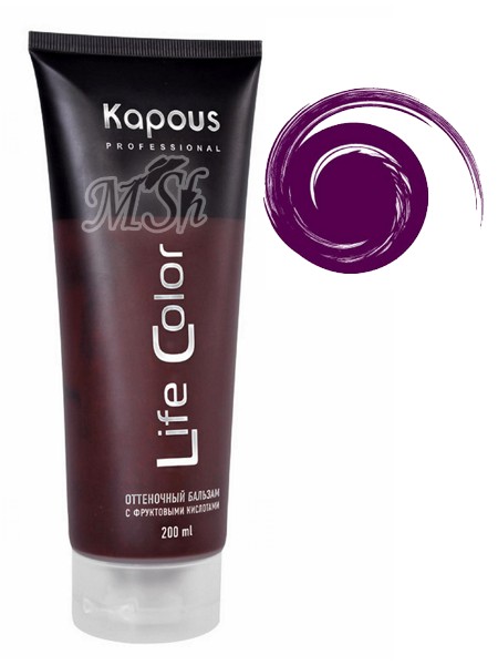 KAPOUS Lif Color: Бальзам оттеночный, цвет "Фиолетовый", 200мл