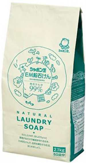 SHABONDAMA "EM": Натуральное порошковое мыло с кондиционером для стирки