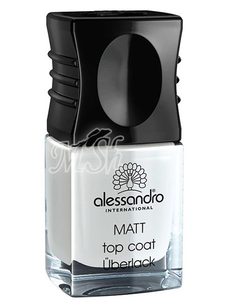 ALESSANDRO Top Coat Matt: Верхнее покрытие для маникюра матовое, 10мл