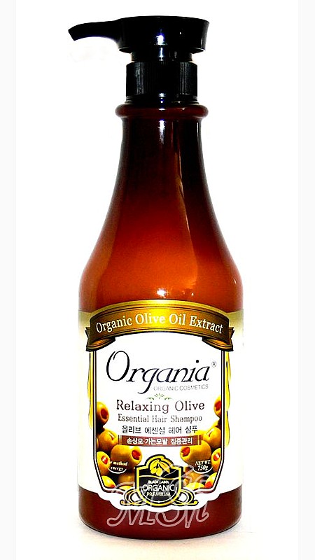 ORGANIA "Relaxing Olive": Шампунь для волос, с оливой, расслабляющий, 750мл