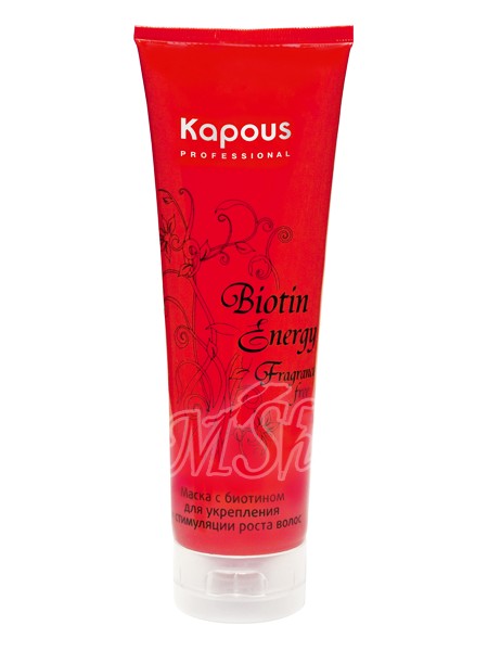 KAPOUS "Biotin Energy": Маска с биотином для укрепления и стимуляции роста волос, 250мл