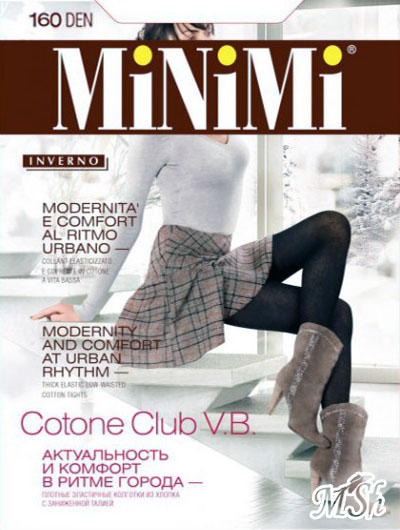 MiNiMi "Cotone Club VB": Колготки, 160 ден