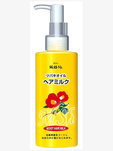 KUROBARA "Tsubaki Oil": Увлажняющее молочко для восстановления поврежденных волос с чистым маслом камелии, 150мл