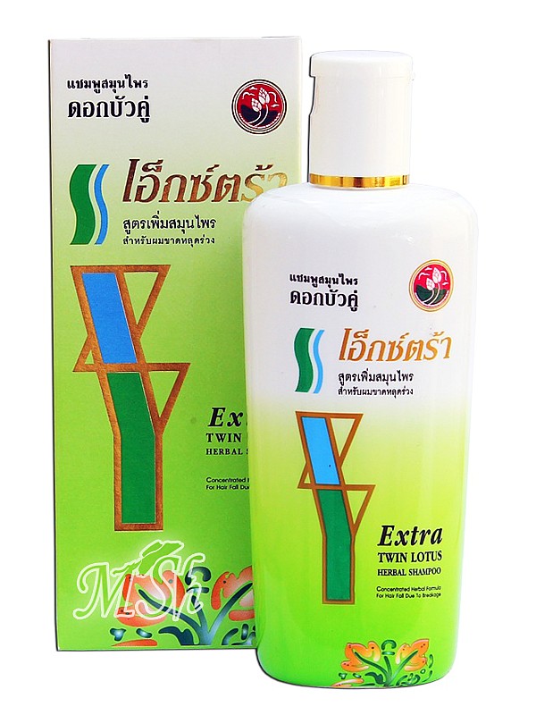 TWIN LOTUS "Extra Shampoo": Шампунь от выпадения волос с усиленной растительной формулой, 200мл