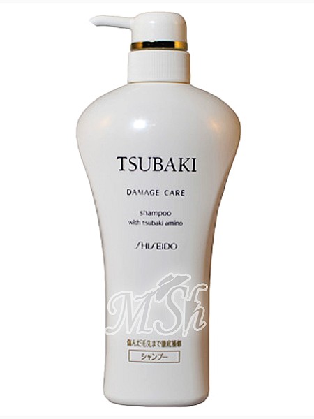 SHISEIDO TSUBAKI "Damage Care": Премиум шампунь для волос, 550мл