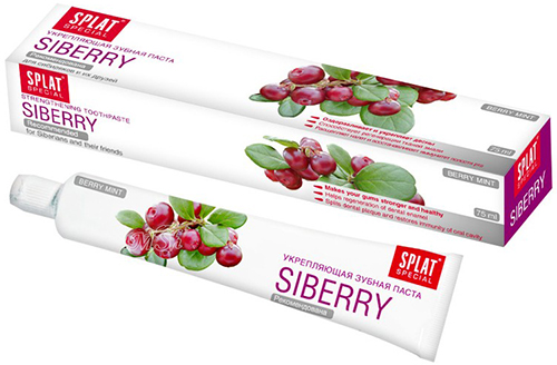 SPLAT SPECIAL "Sibbery": Зубная паста для защиты от кариеса, 75мл