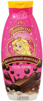 ПРИНЦЕССА "Воздушный шоколад": Гель-пена, 400мл