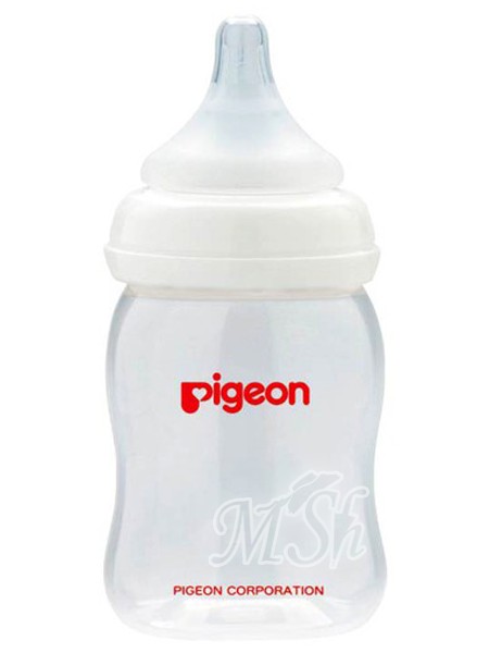 PIGEON: Бутылочка Перистальтик ПЛЮС™ с широким горлышком, 160 мл, с 0 мес