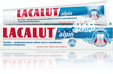 LACALUT "Alpin": Зубная паста для укрепления эмали, 75мл