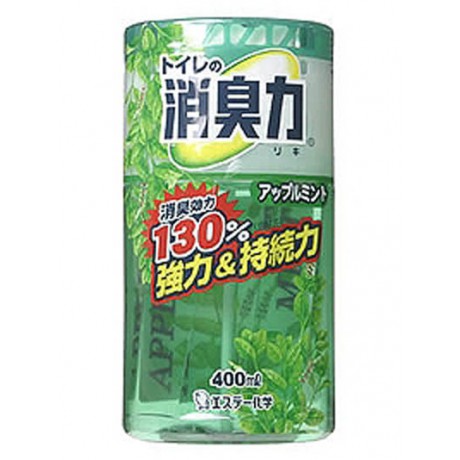 ST "Shouhuuriki": Жидкий дезодорант-ароматизатор для туалета с ароматом утреннего леса, 400 мл