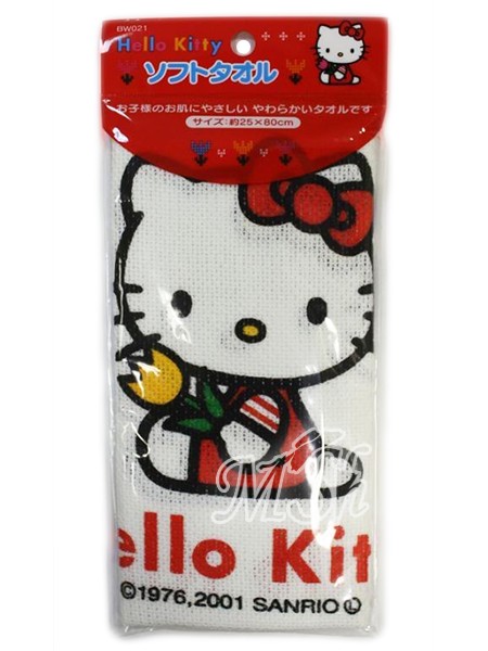 AISEN "Hello Kitty": Мочалка детская, мягкая, массажная
