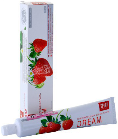 SPLAT SPECIAL "Dream": Зубная паста для отбеливания и снижения чувствительности эмали, 75мл