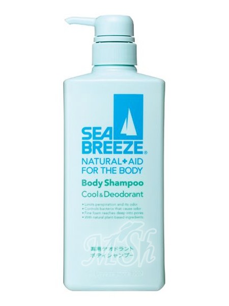 SHISEIDO "Sea Breeze": Гель для душа с охлаждающим и дезодорирующим эффектом, 600мл