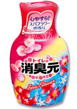 KOBAYASHI "Shoshugen": Жидкий ароматизатор для туалета с ароматом медовых цветов, 400мл