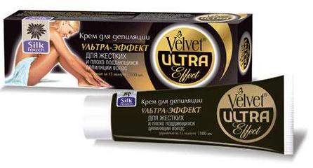 VELVET "Ultra Effect": Крем для жестких и плохо поддающихся депиляции волос, 100мл