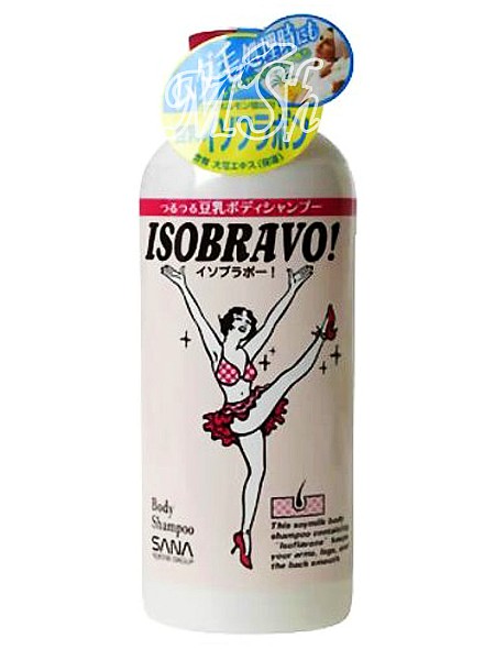 SANA "Isobravo Body": Шампунь для тела с соевым молочком. Гель для бритья, 300мл