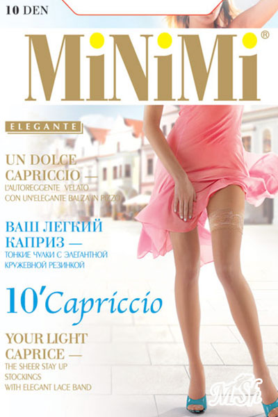 MiNiMi "Capriccio": Чулки классические, 10 ден