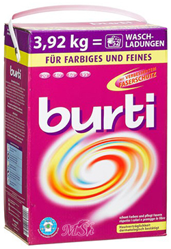 BURTI: Стиральный порошок для цветного и тонкого белья, 3920г