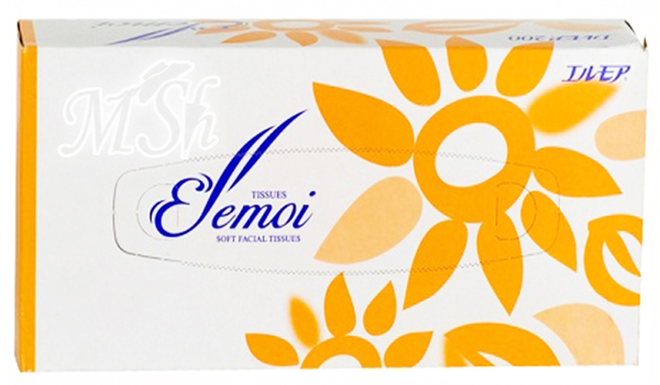 ELLEMOI "Весенние цветы": Салфетки бумажные, двухслойные, 200шт