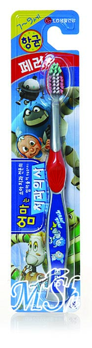 LG H&H "Perioe Kids" Детская зубная щетка с мягкой щетиной, для детей от 7 до 9 лет