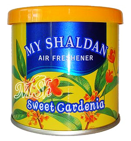 ST "My Shaldan": Желеобразный ароматизатор для помещений, на основе лимонена, аромат гардении, 80г