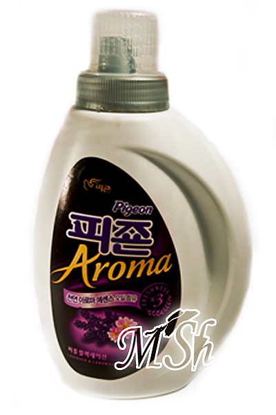 PIGEON "Aroma Plus Purple Relaxation": Кондиционер для белья концентрированный с ароматом лаванды и ромашки, 1500 мл