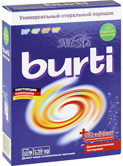 BURTI "OXI-эффект": Универсальный стиральный порошок, 450г
