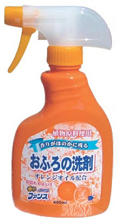 DAIICHI: Чистящее средство для ванн и раковин с маслом апельсина, спрей, 400мл